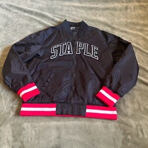 Staple World Renown Black Bomber Jacket